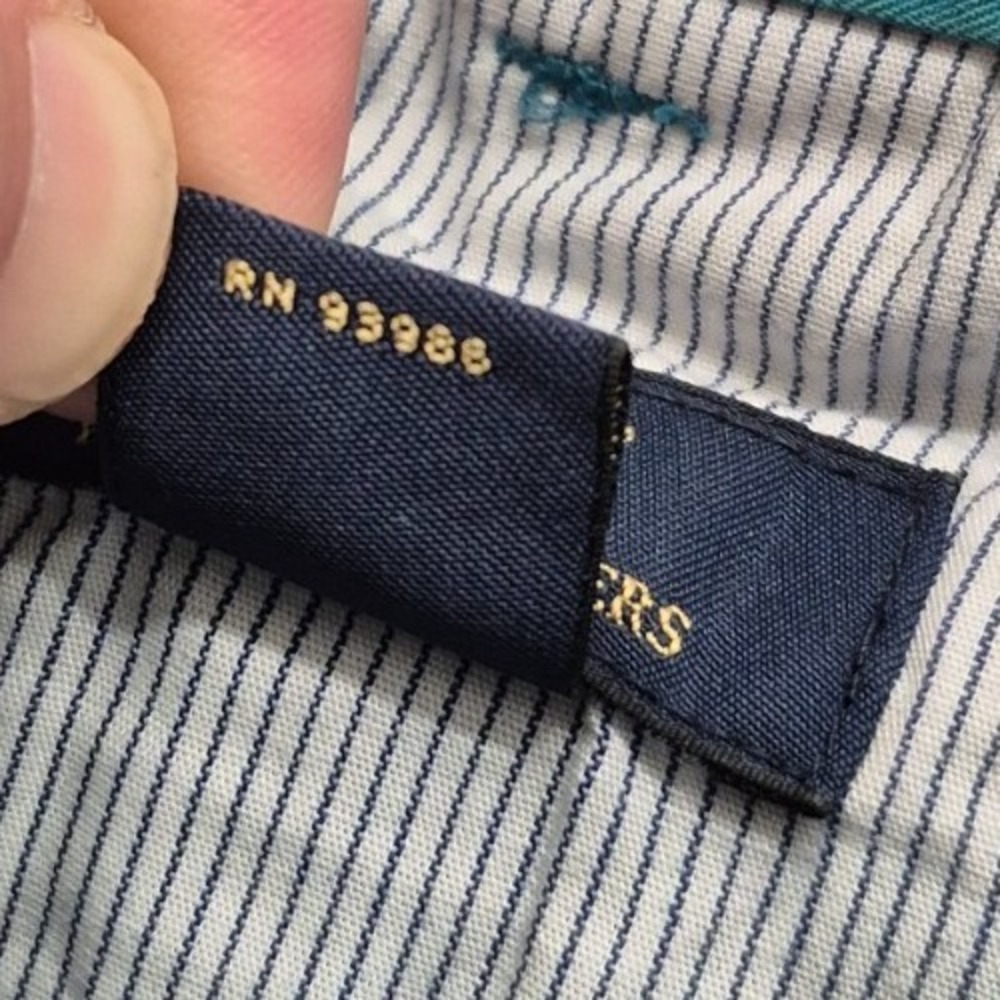 Brooks Brothers 346 men's green chino shorts‎ sz. 36 flat front 100% Cotton - Picture 6 of 13